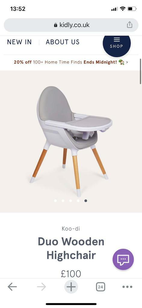 kidly high chair